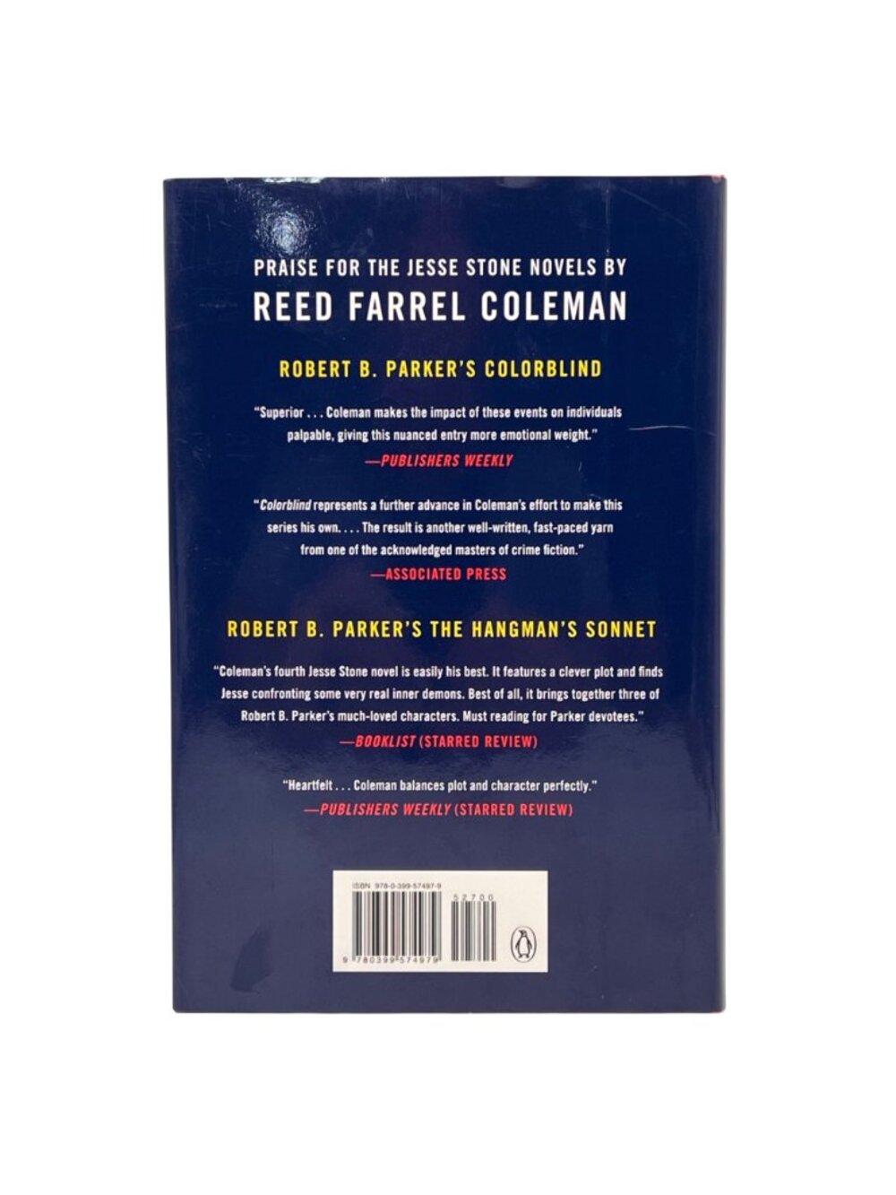 Robert B. Parkers Hardcover Set: Colorblind, The Bitterest Pill, Fools Paradise - Picture 8 of 16